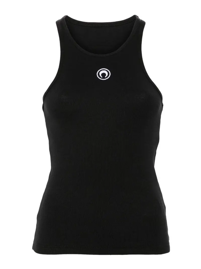 Marine Serre Top Nero 3331161