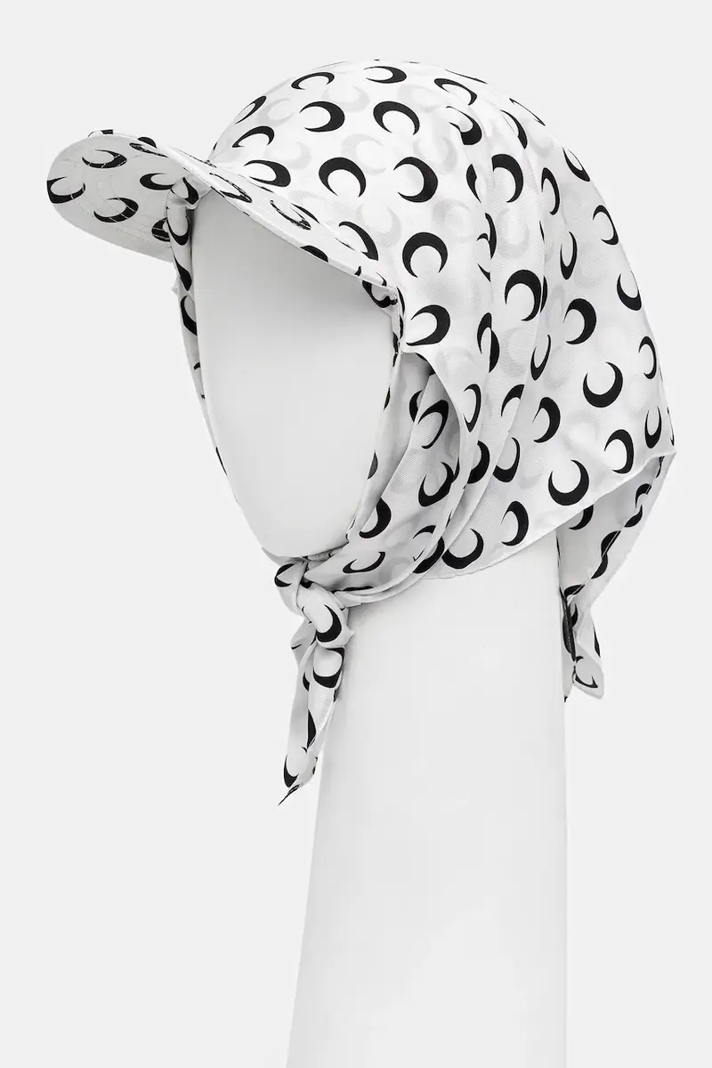 visiera Moon Silk Veiled colore bianco UHG035ACWOV0043