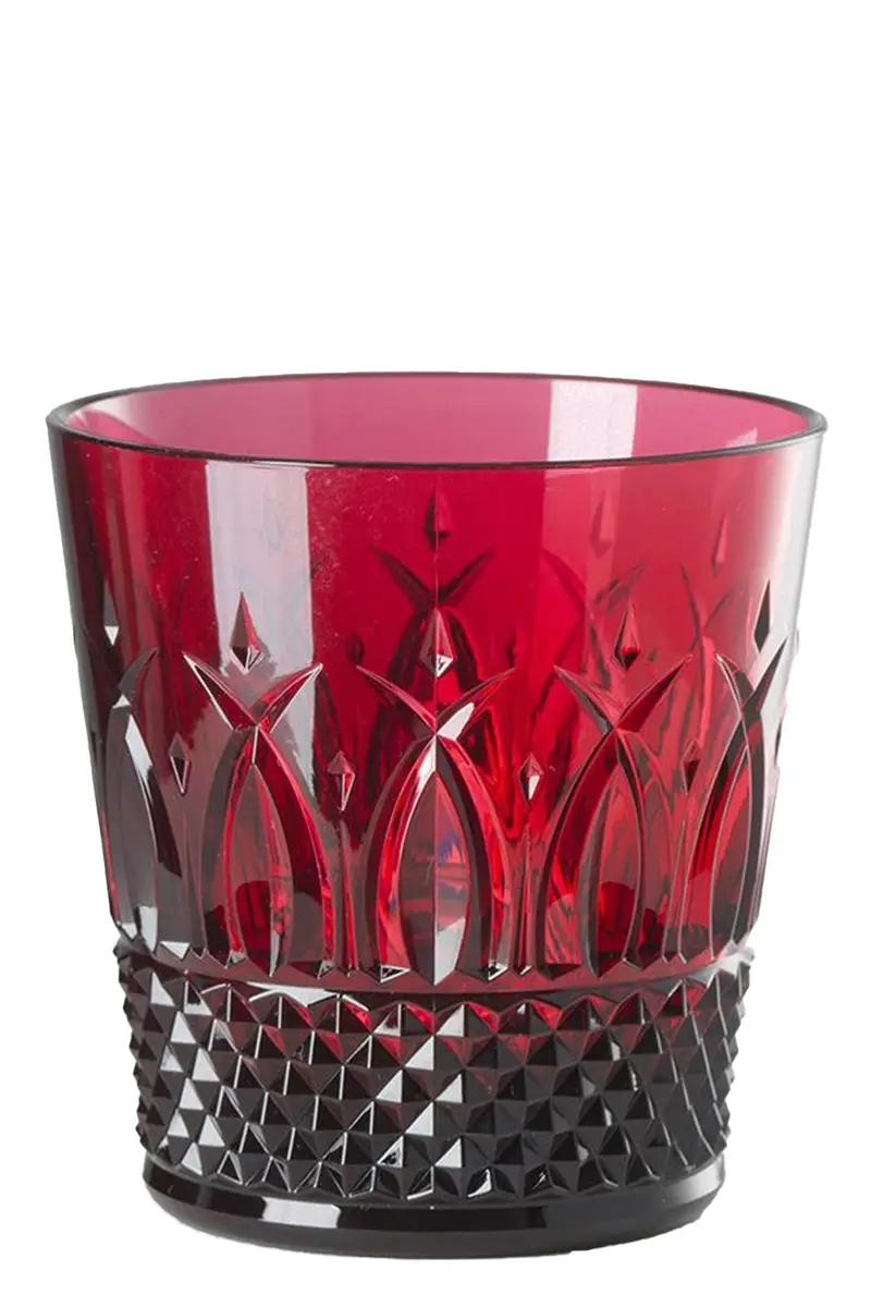 Bicchiere Acqua 'Italia' 290 Ml Rosso