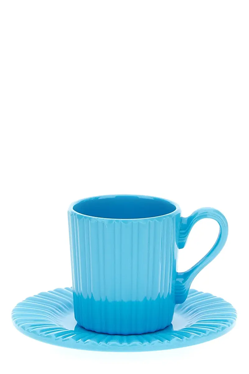 Tazzina E Piattino Da Caffè 'Lucilla' Azzurro