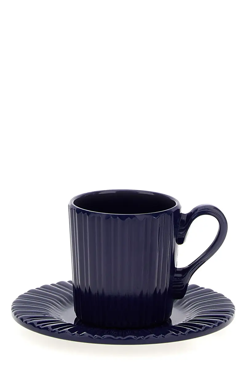 Tazzina E Piattino Da Caffè 'Lucilla' Blu
