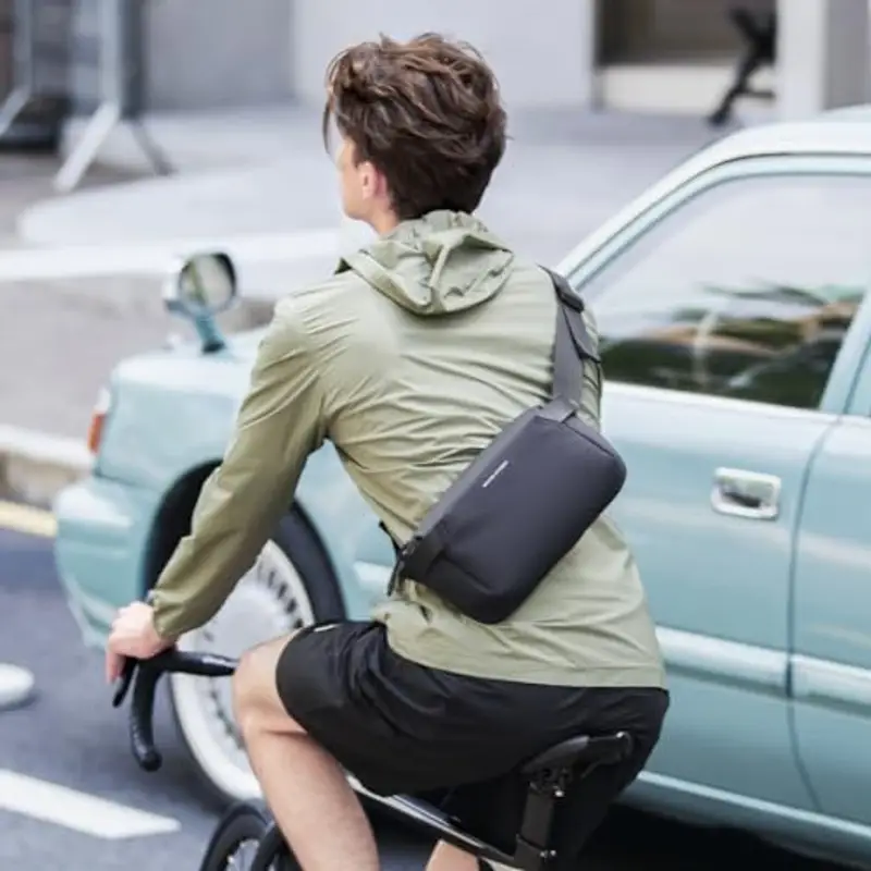 MS Borsa a tracolla Nero 2443820 miniatura 3