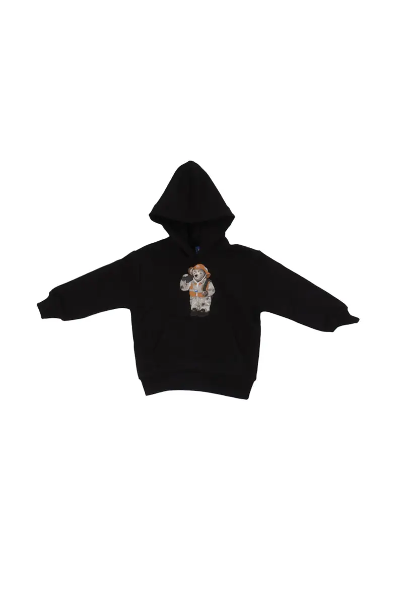 Felpa Bambino MARKET Black Hoodie boy