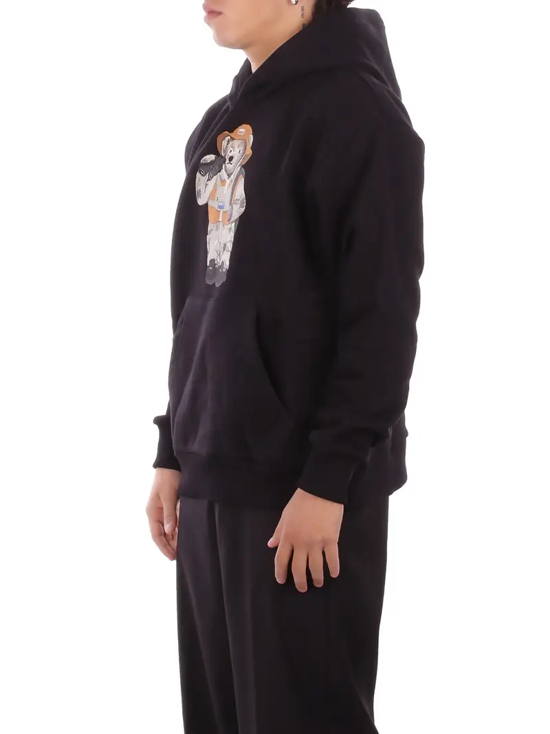 Felpa Uomo MARKET Black Hoodie man miniatura 2