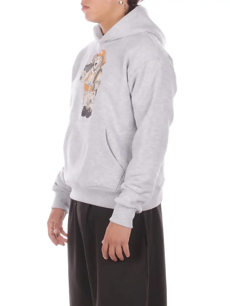 Felpa Uomo MARKET Cenere Hoodie man miniatura 2