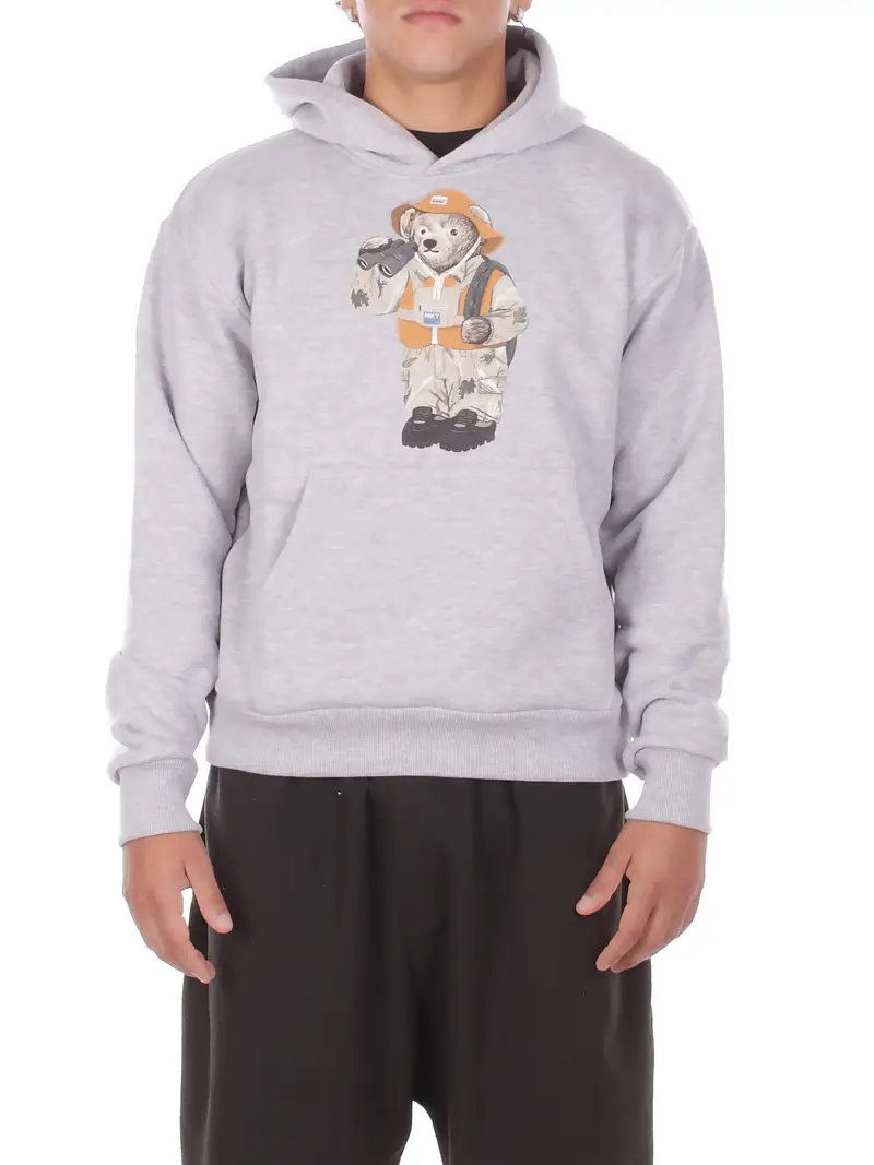 Felpa Uomo MARKET Cenere Hoodie man