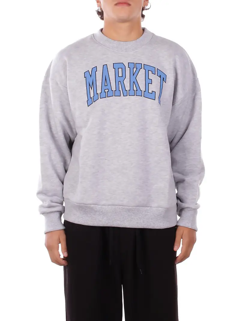 Felpa Uomo MARKET Cenere Sweatshirt man