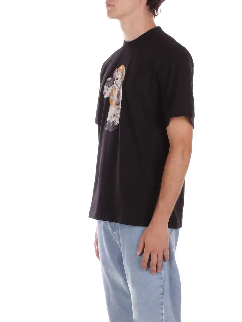 Market T-shirt Uomo Nero 2442773 miniatura 2