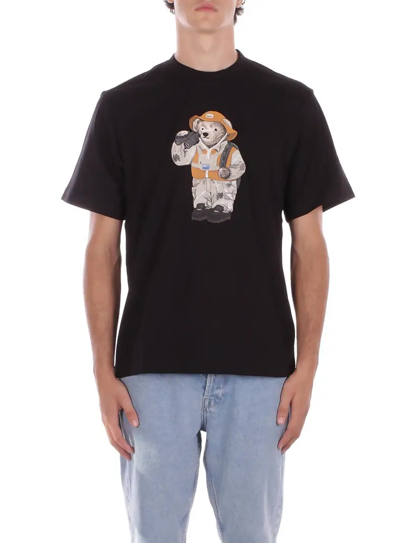 Market T-shirt Uomo Nero 2442773