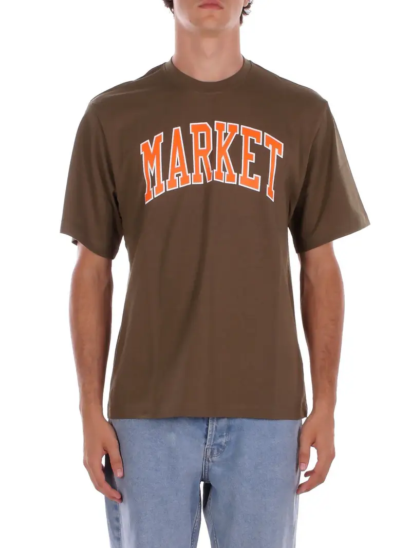 Market T-shirt Uomo Verde 2442770