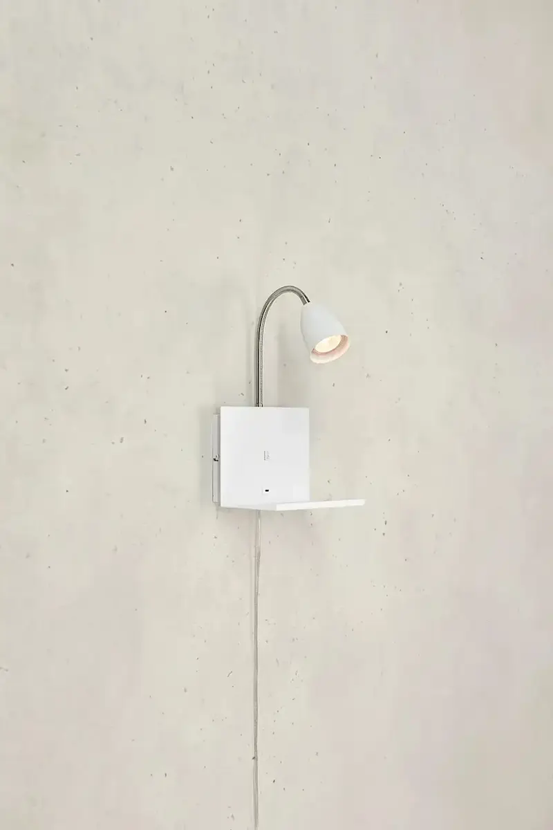 lampada da parete Cuarto 20 x 30 x 30 cm colore bianco miniatura 2