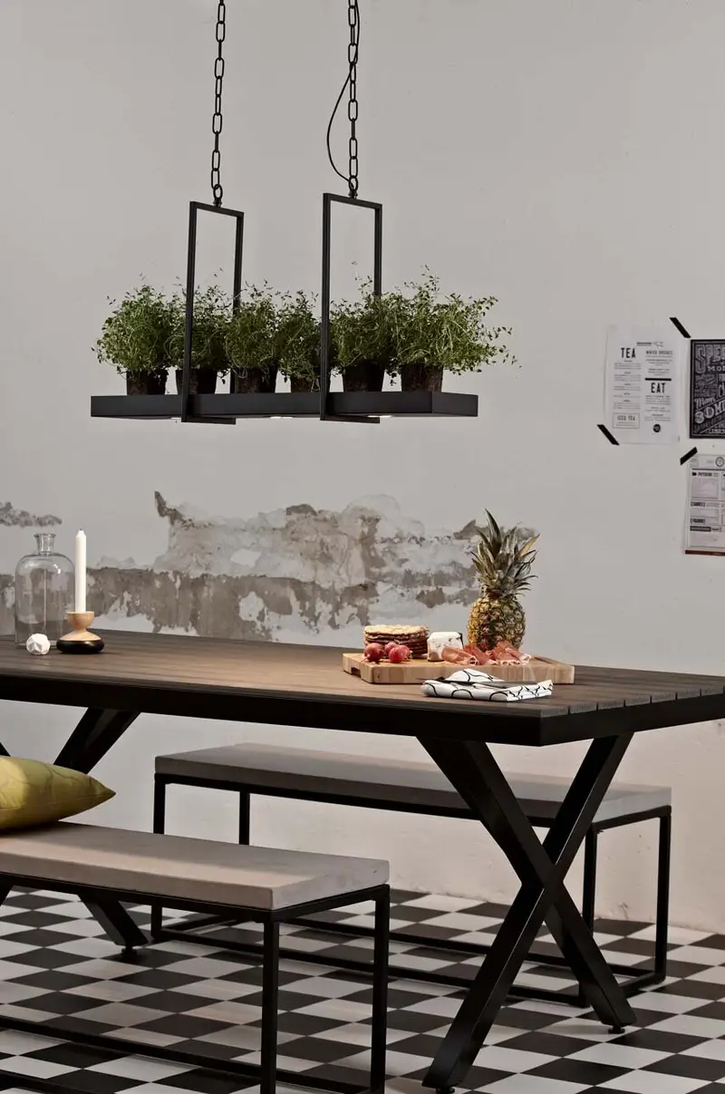 lampada da sospensione Tray Nero miniatura 3