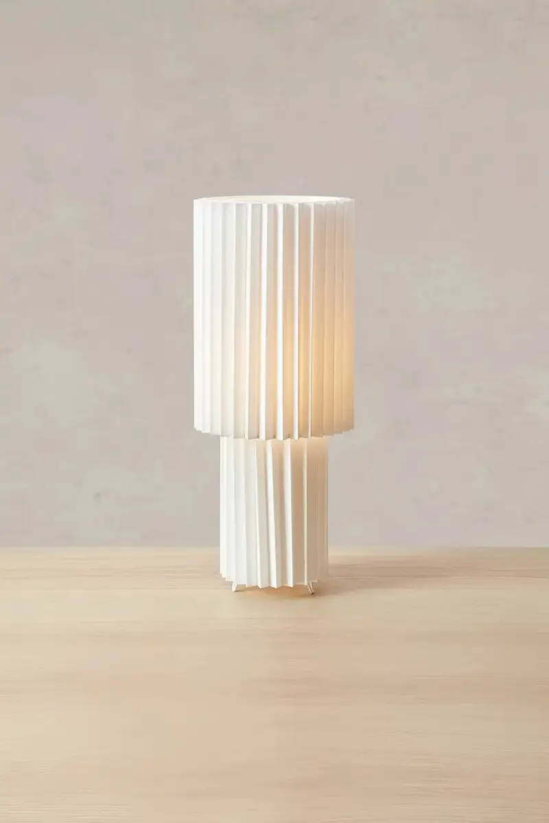 lampada da tavolo Catis 19 x 45 cm Bianco miniatura 2