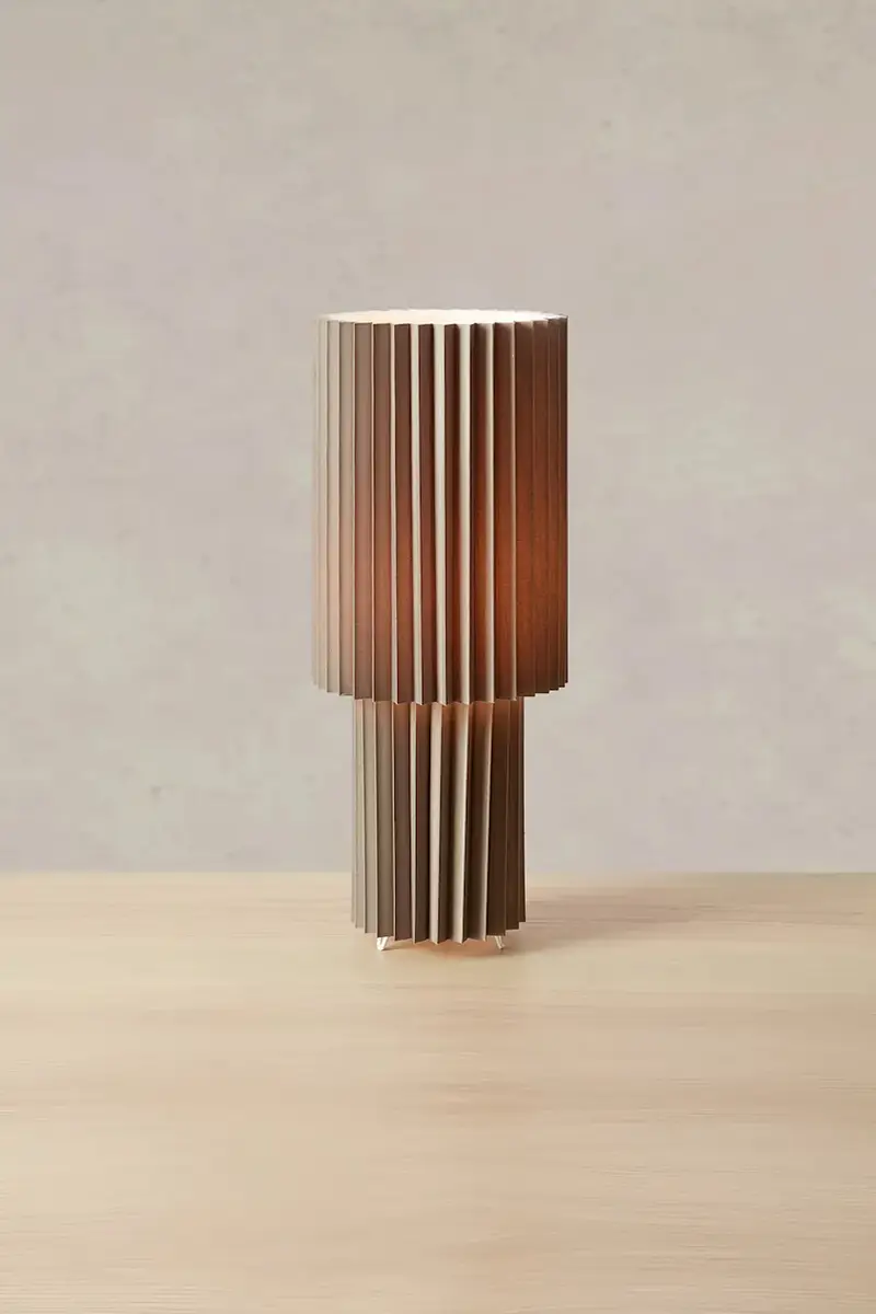 lampada da tavolo Catis 19 x 45 cm Marrone miniatura 2