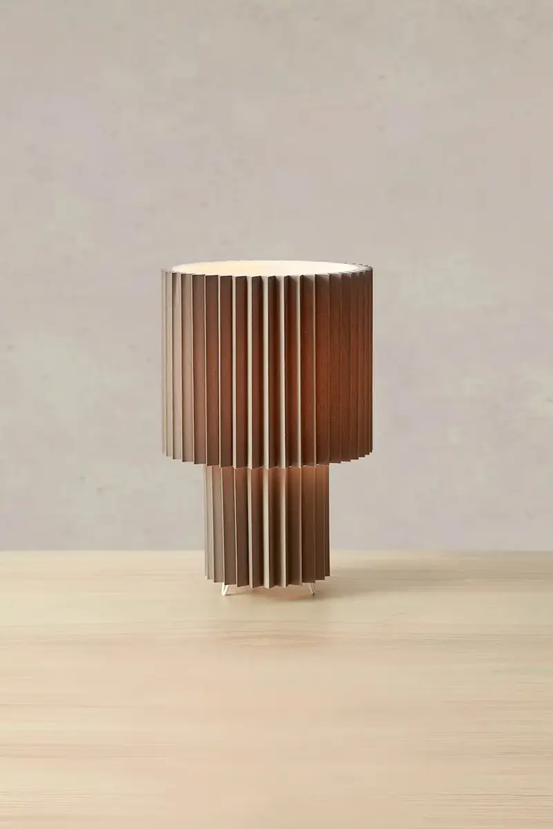 lampada da tavolo Catis 21 x 32 cm Marrone miniatura 2