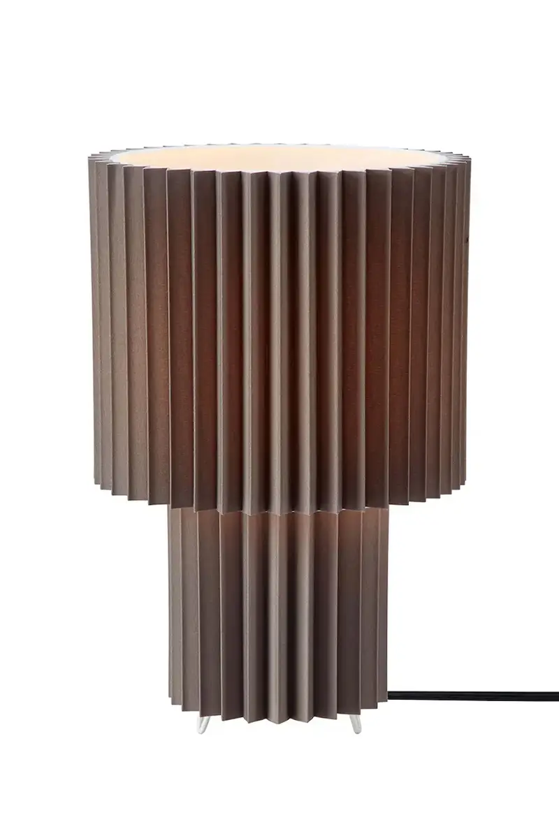 lampada da tavolo Catis 21 x 32 cm Marrone