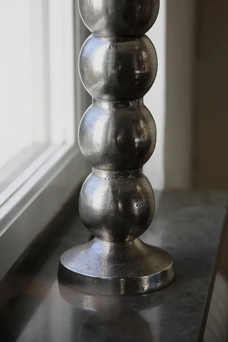 lampada da tavolo Gong Grigio miniatura 4