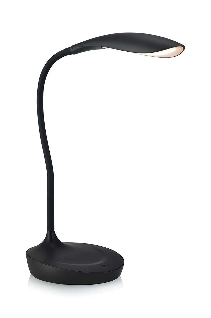 lampada da tavolo led Swan Nero