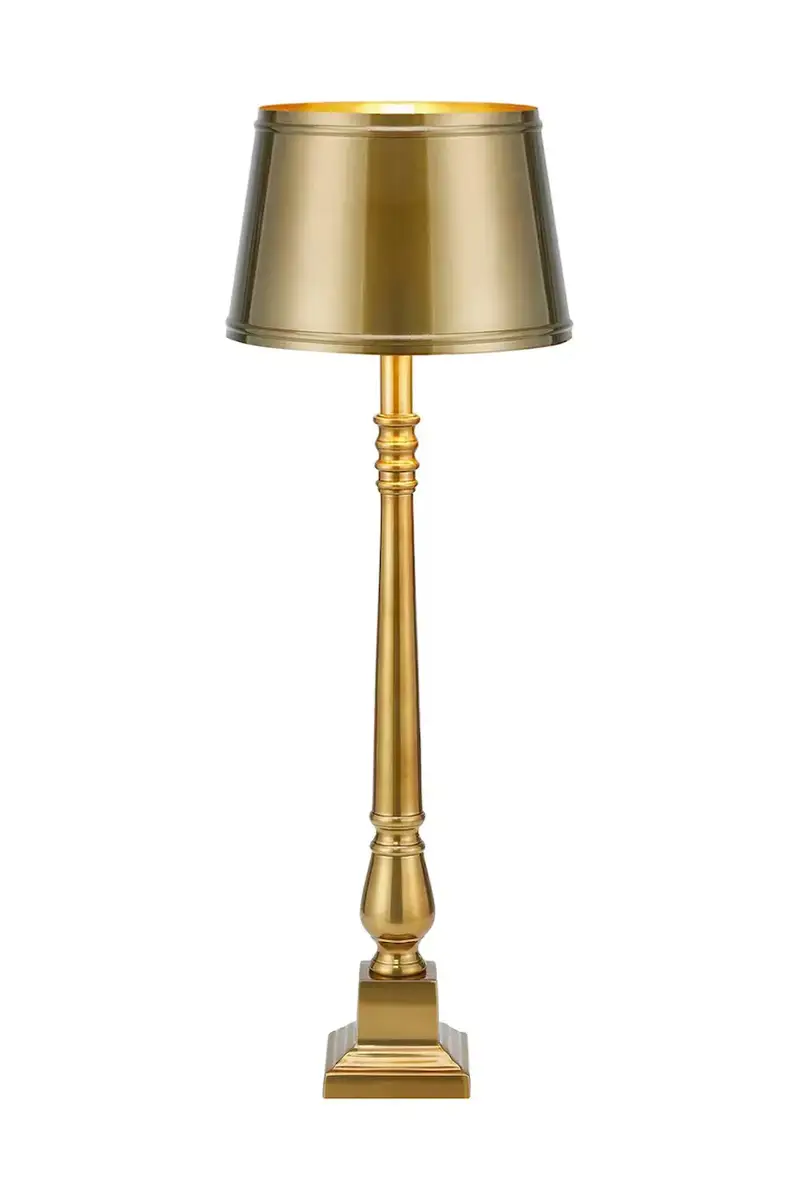 lampada da tavolo Metallo Giallo