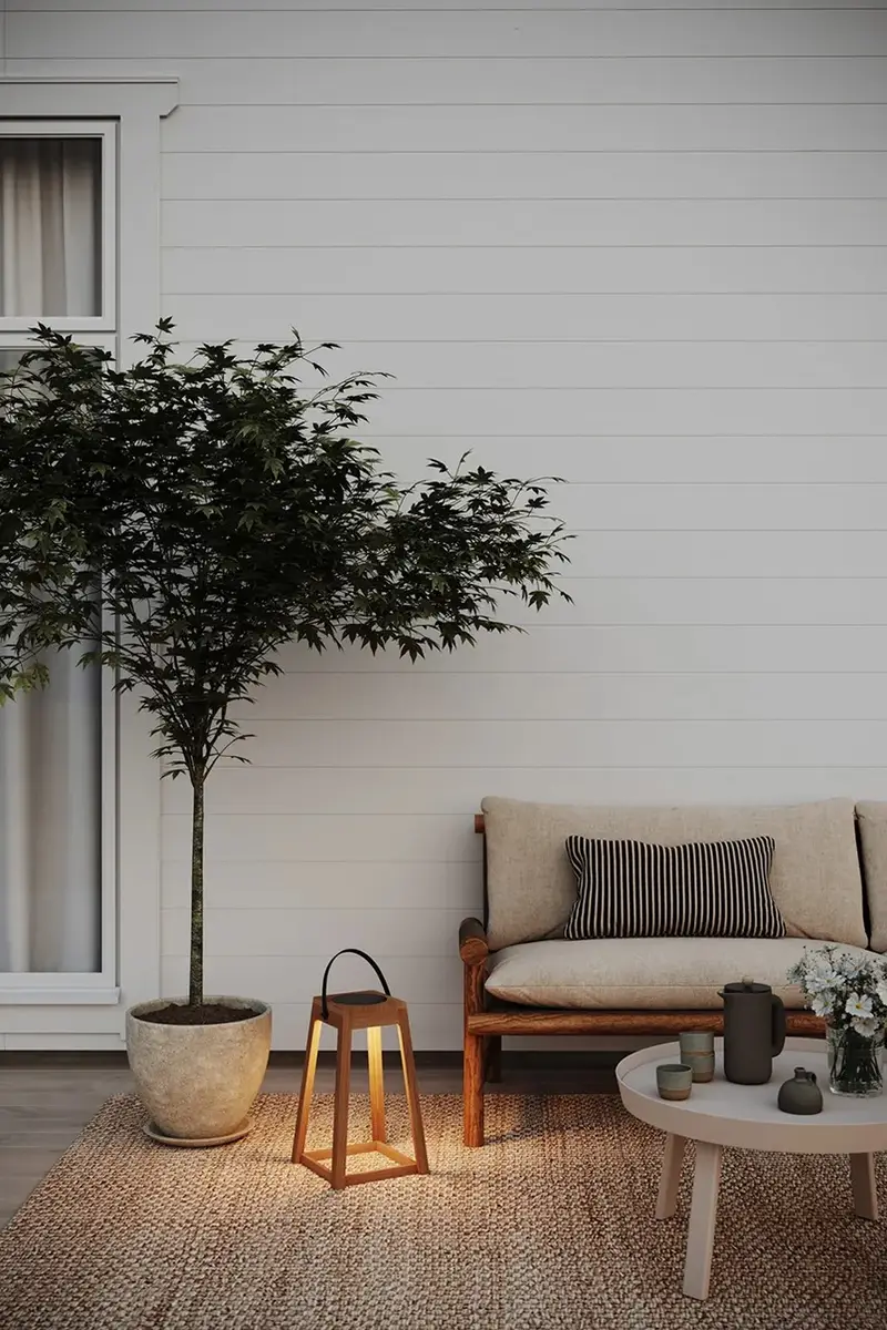 lampada solare led Nordic 54 cm colore giallo miniatura 3