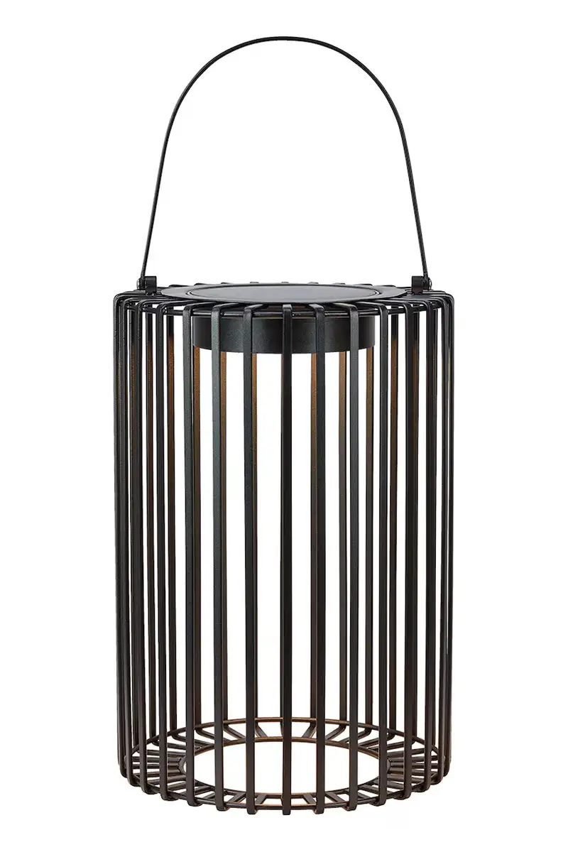 lanterna solare a led Cavia 52 cm colore nero