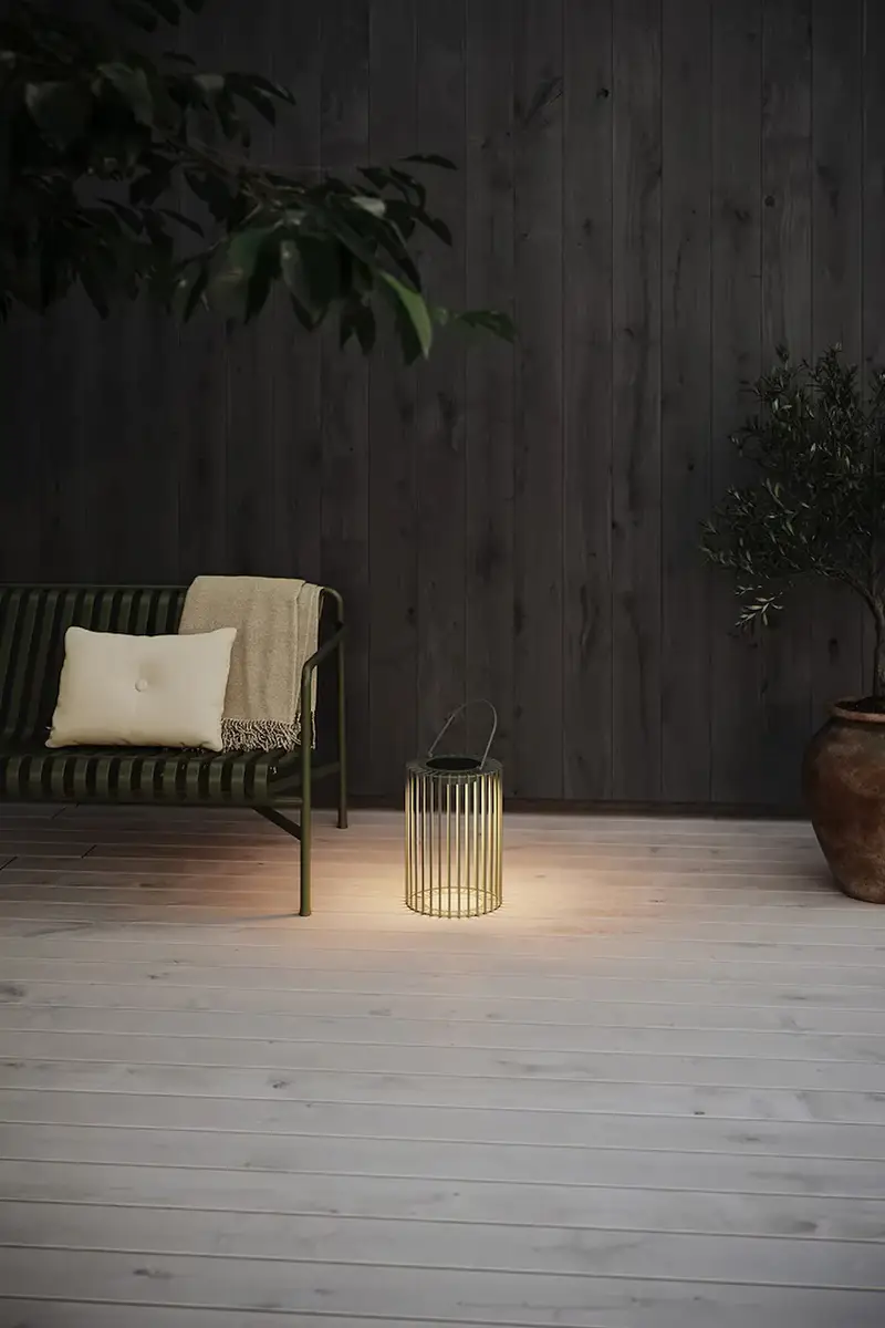 lanterna solare a led Cavia 52 cm colore verde miniatura 3