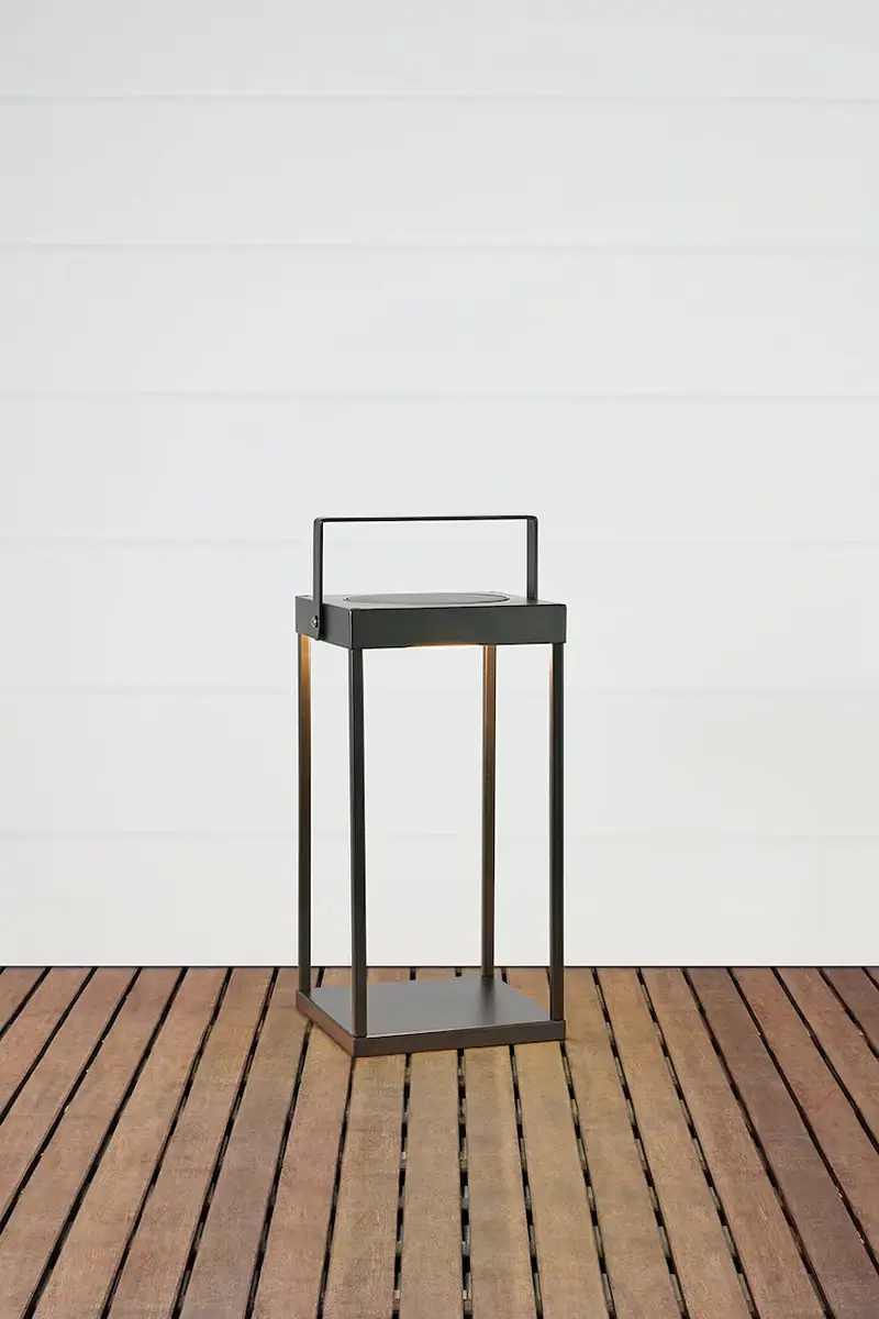 lanterna solare a led Pure 42 cm colore nero miniatura 2