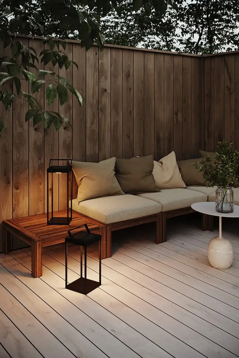 lanterna solare a led Pure 42 cm colore nero miniatura 4