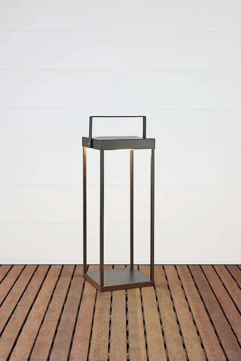 lanterna solare a led Pure 53 cm Nero miniatura 2