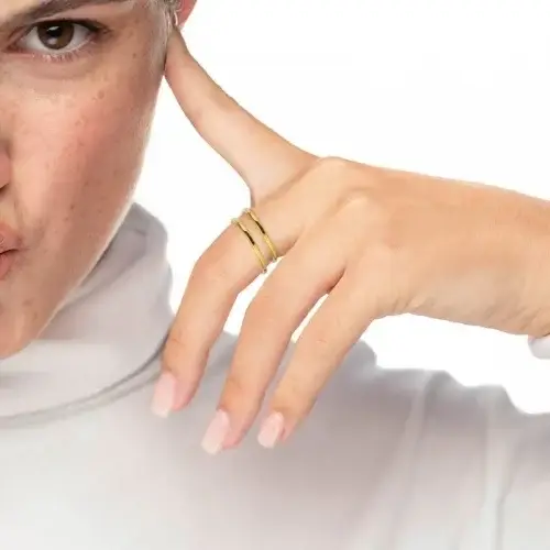 Anello Marlù 18AN100G miniatura 2