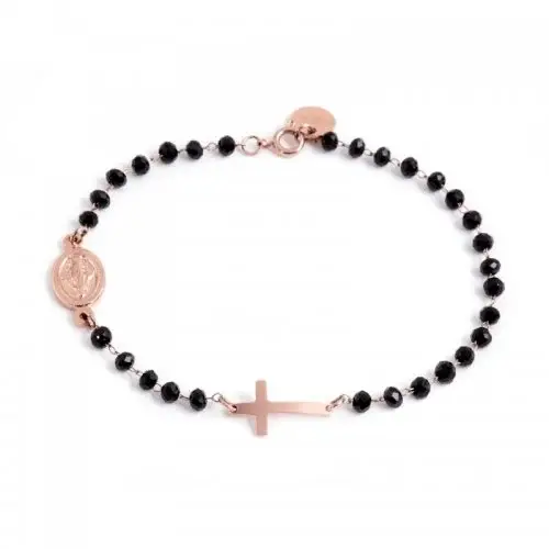 Bracciale Rosario Marlù Unisex Collezione Vision 33BR0004R-N miniatura 2