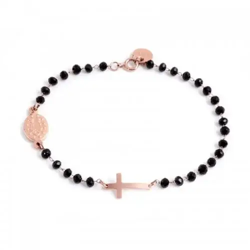 Bracciale Rosario Marlù Unisex Collezione Vision 33BR0004R-N miniatura 3