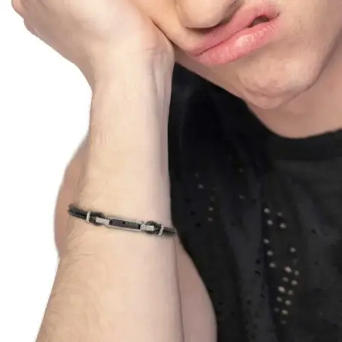 Bracciale Uomo Marlù 30BR0041-N miniatura 2