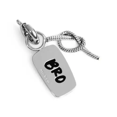 Charm Marlù fratello e nodo 25CH0001 miniatura 2