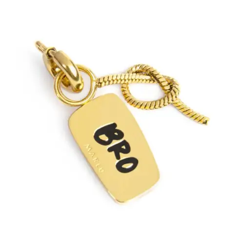 Charm Marlù fratello e nodo 25CH0001G miniatura 2