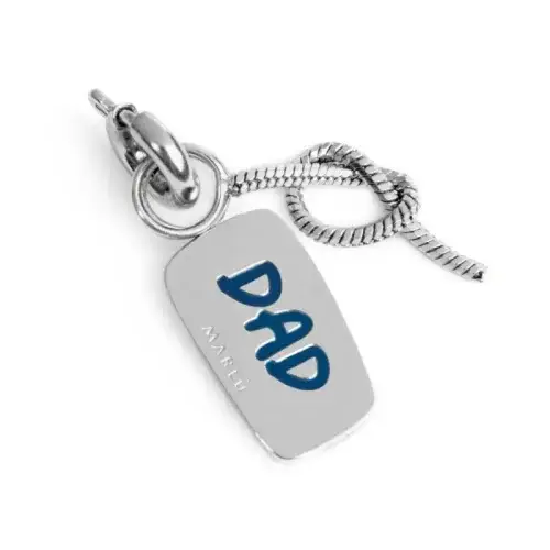 Charm Marlù papà e nodo 25CH0003 miniatura 2