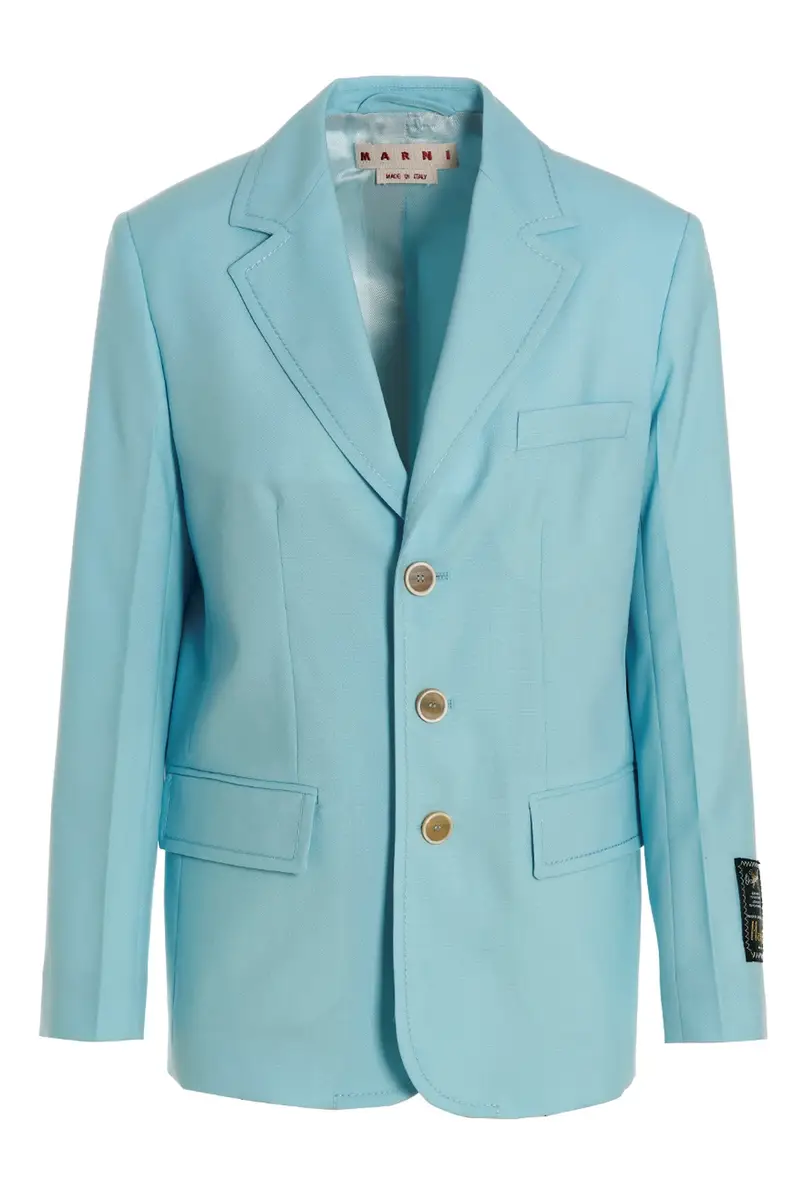 Blazer Monopetto Azzurro