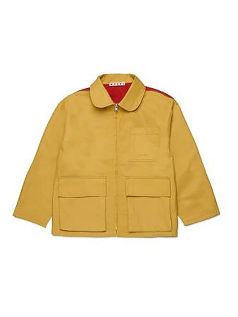 Bomber Con Zip Giallo