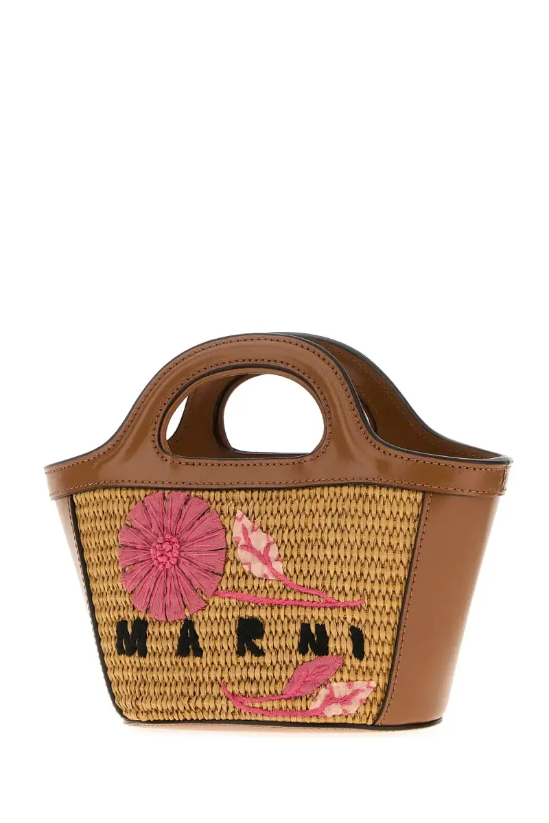 borsa marni tropicalia MARRONE miniatura 2