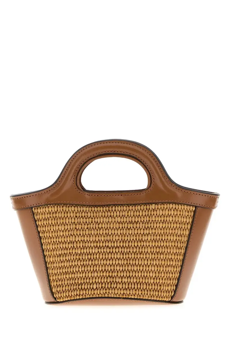 borsa marni tropicalia MARRONE miniatura 3