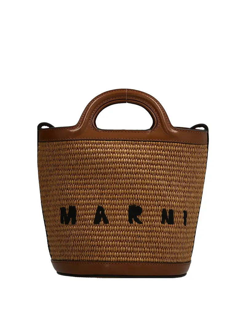 Borsa Tropicalia mini crossbody Marrone