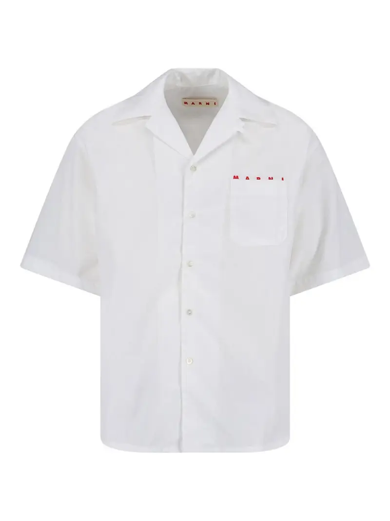 Camicia Bowling Bianco