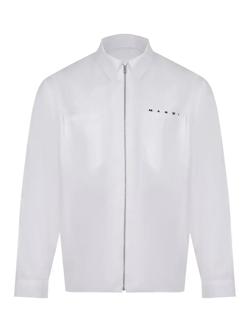 Camicia in cotone Bianco