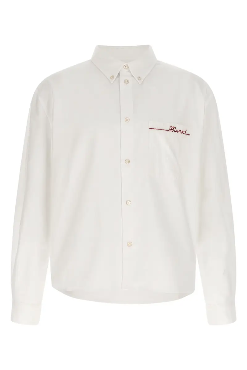 Camicia Ricamo Bianco