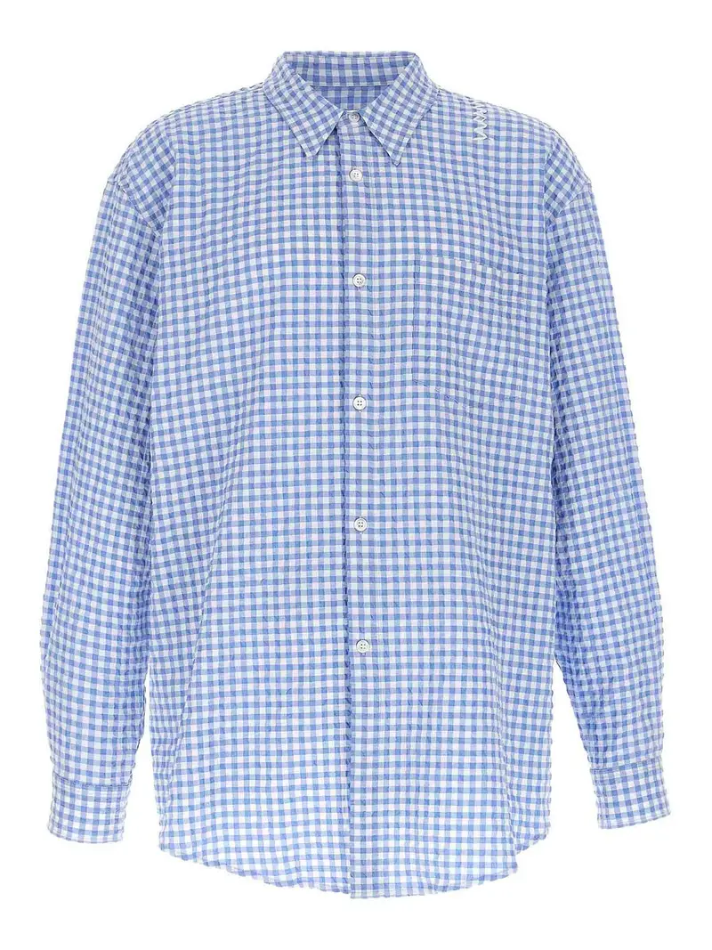 Camicia Vichy Blu
