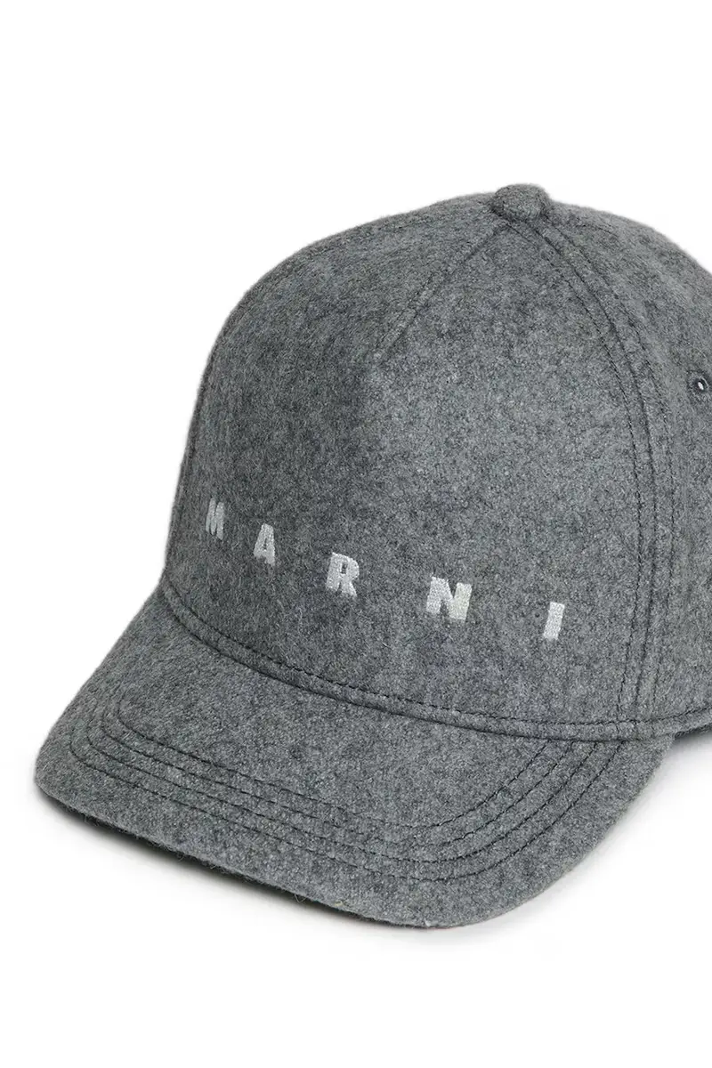 cappello con visiera bambino/a MF41U HAT colore grigio M01591 miniatura 3