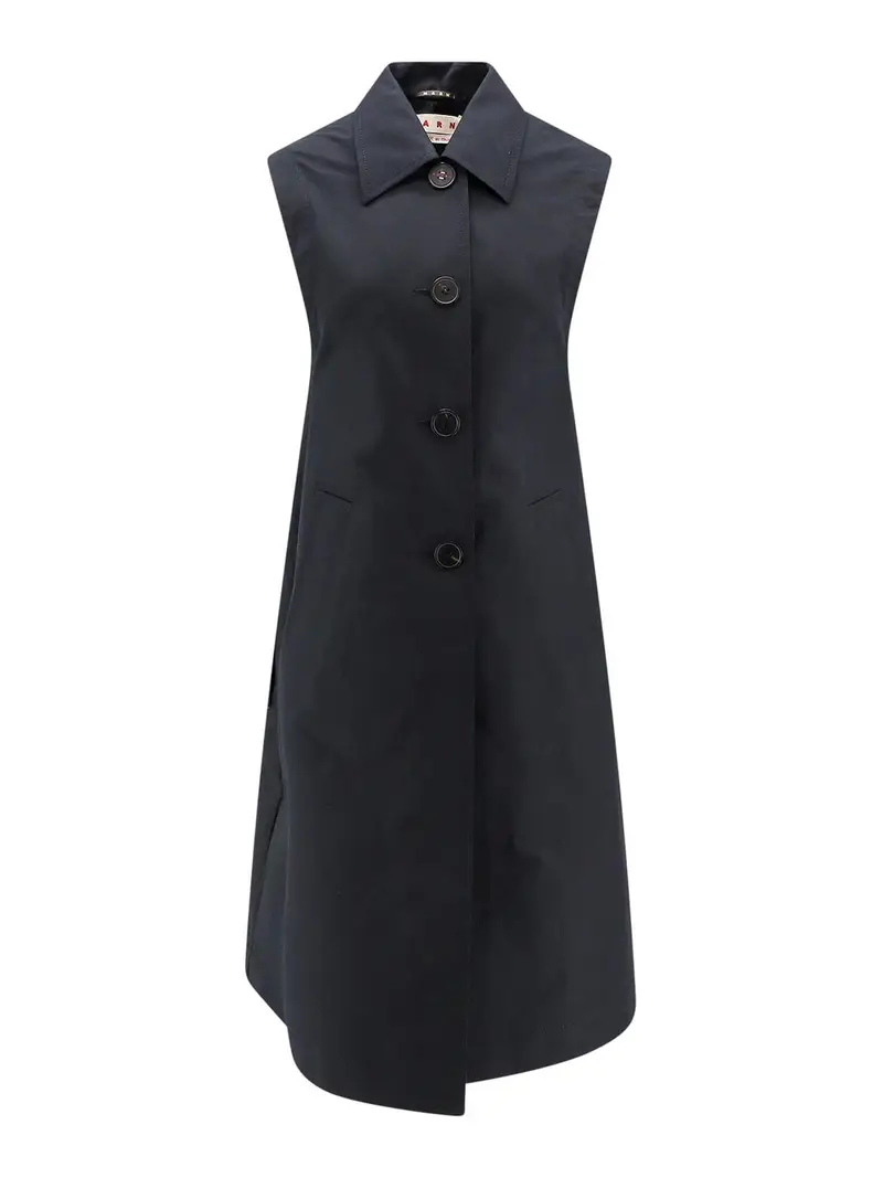 Cappotto in cotone Nero