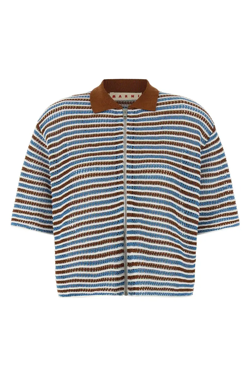 Cardigan Crochet Righe Multi