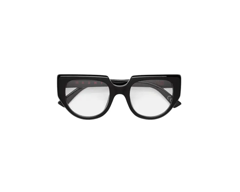 Donna Marni 0M5 Uluru Black Montature da vista Acetato Nero Geometrica miniatura 2