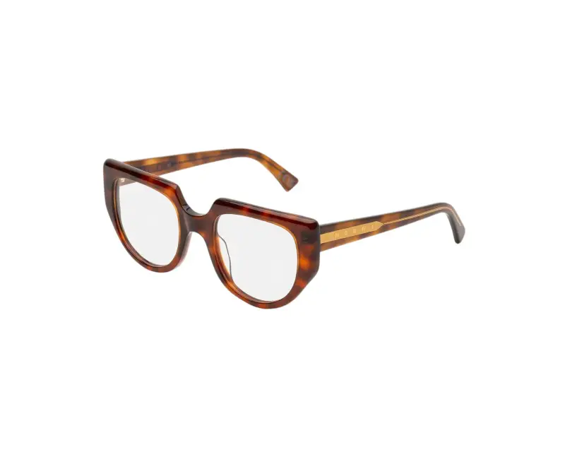 Donna Marni 3VA Uluru Blonde Havana Montature da vista Acetato Havana Geometrica